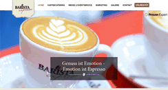 Desktop Screenshot of barista-express.de